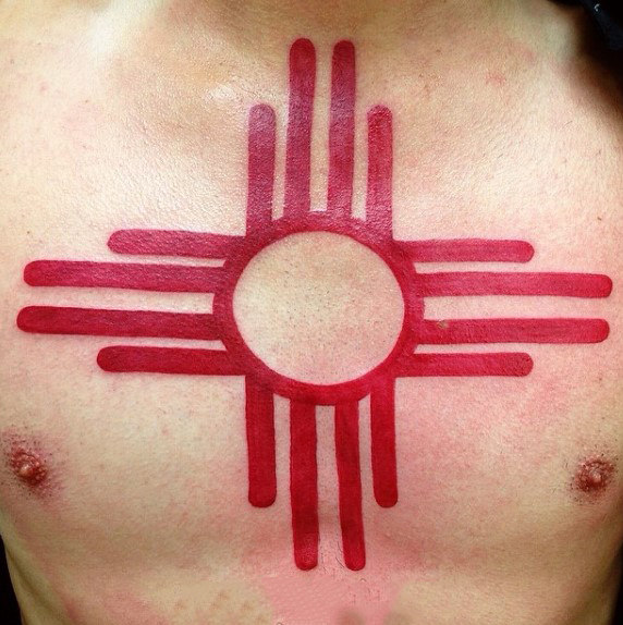 tatuaje sol tribal 01