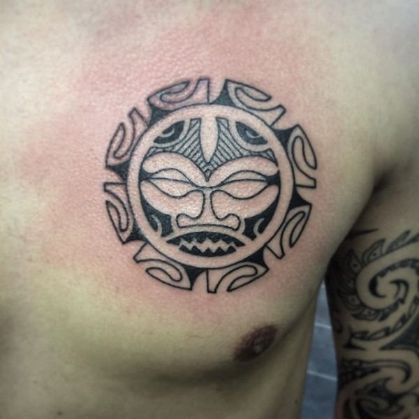 tatuaje sol tribal 03