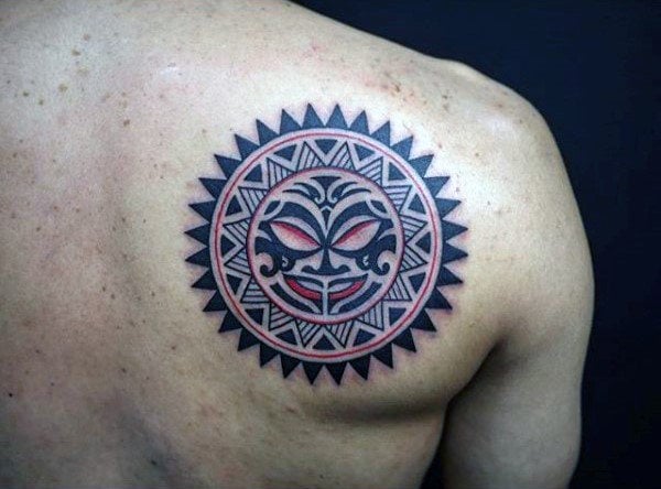 tatuaje sol tribal 37