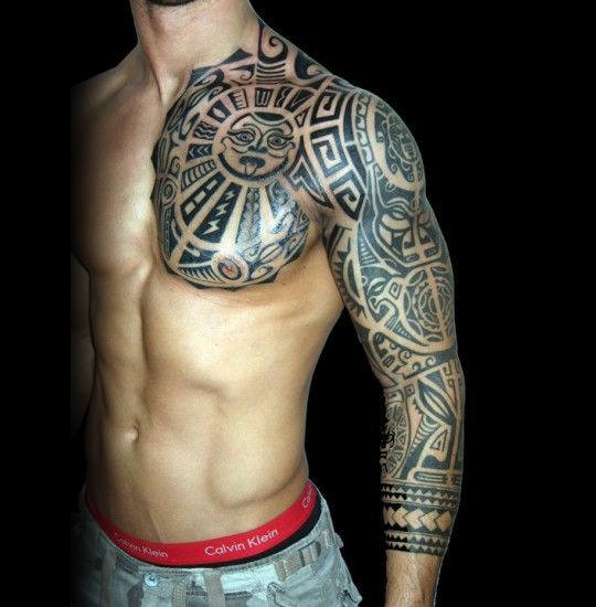 tatuaje sol tribal 61