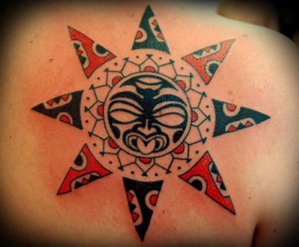 tatuaje sol tribal 65