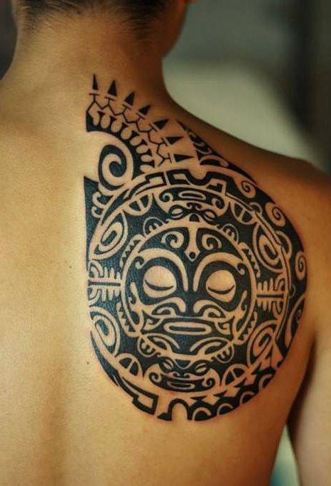 tatuaje sol tribal 87