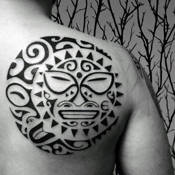 tatuaje sol tribal 89