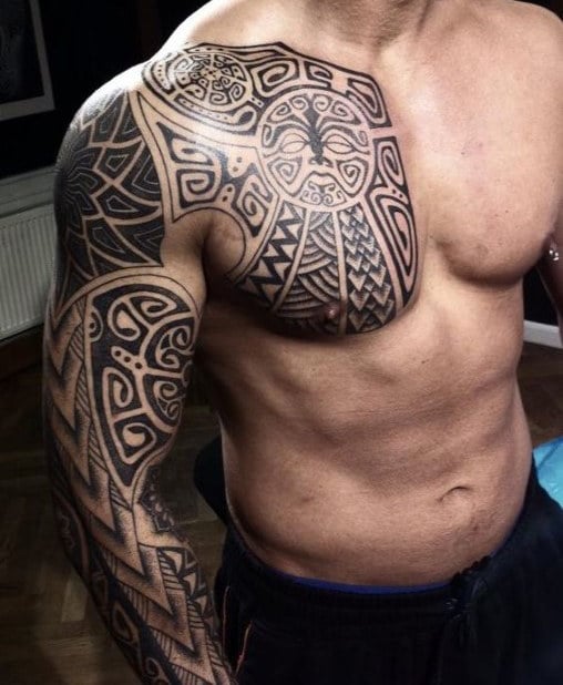 tatuaje sol tribal 95