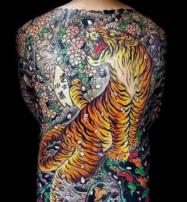 tatuaje tigre japones 11
