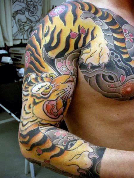 tatuaje tigre japones 115