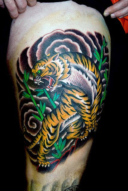 tatuaje tigre japones 117