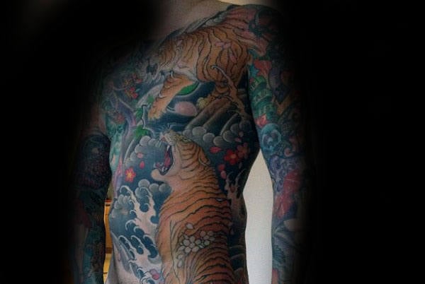 tatuaje tigre japones 21