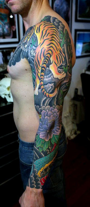 tatuaje tigre japones 41