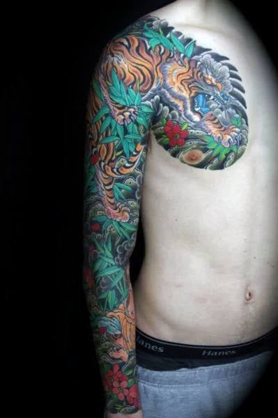 tatuaje tigre japones 45