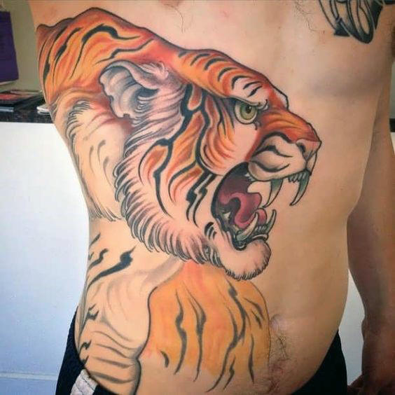 tatuaje tigre japones 49
