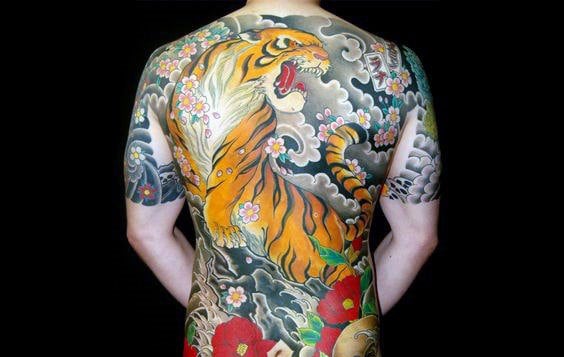 tatuaje tigre japones 57