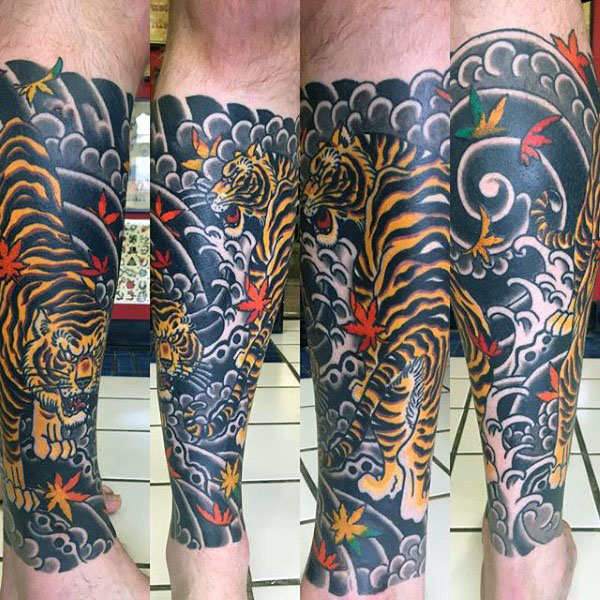 tatuaje tigre japones 65