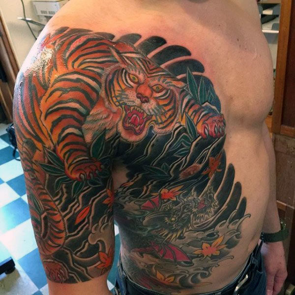 tatuaje tigre japones 75
