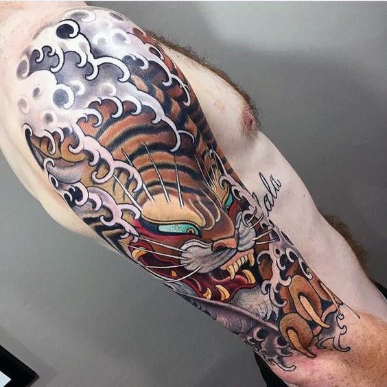 tatuaje tigre japones 79