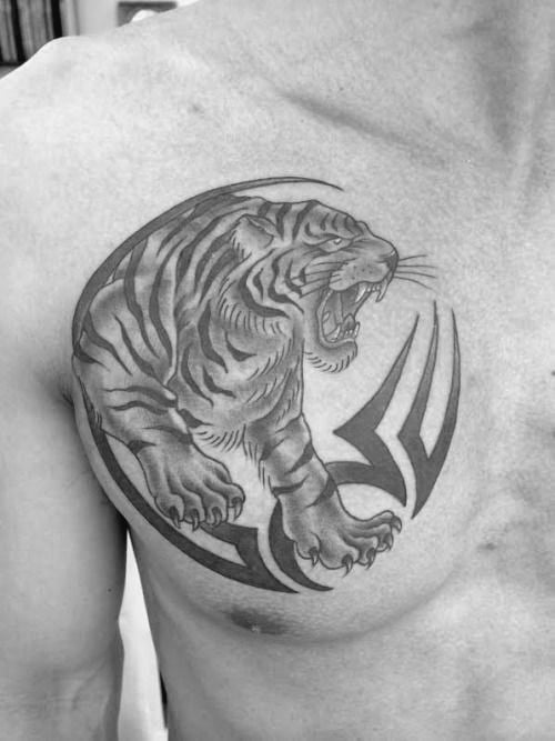 tatuaje tigre tribal 07
