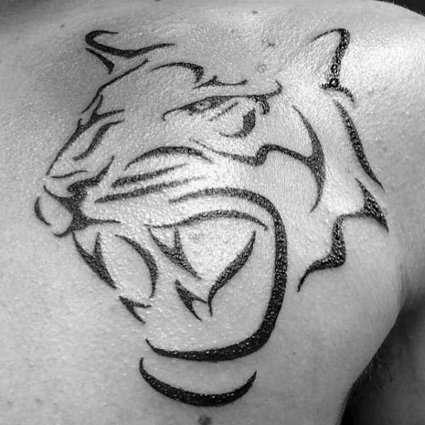 tatuaje tigre tribal 67