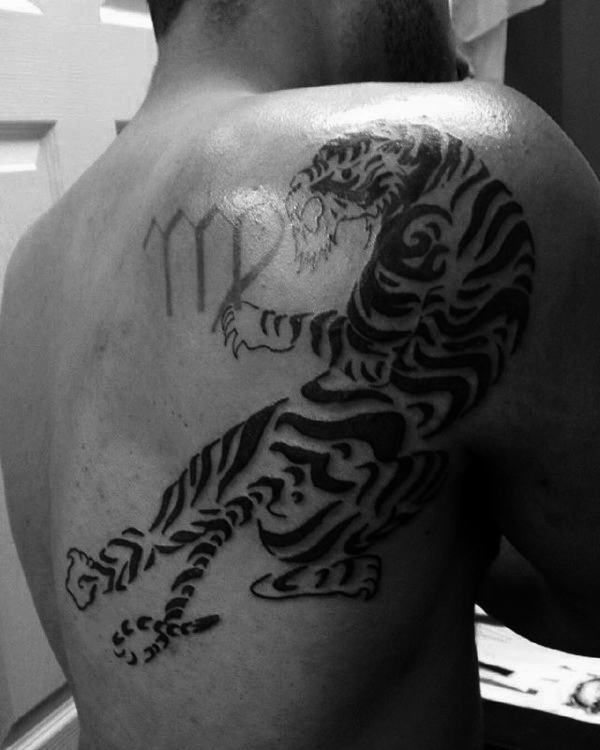 tatuaje tigre tribal 73