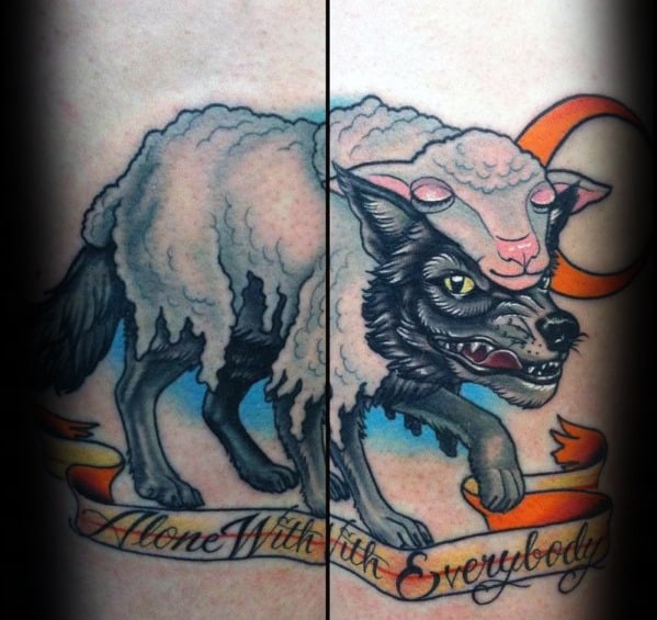 tatuaje vestido de oveja 35