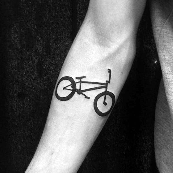 Tatuaje para aficionados de la bici