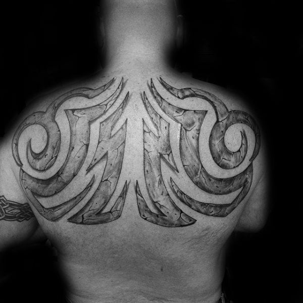 tatuaje tribal espalda 15