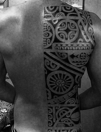 tatuaje tribal espalda 41
