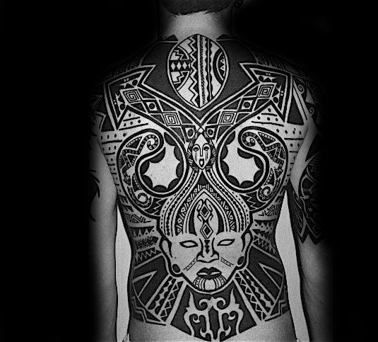 tatuaje tribal espalda 89
